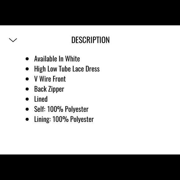 Fashion nova white high low dress - Picture 8 of 9